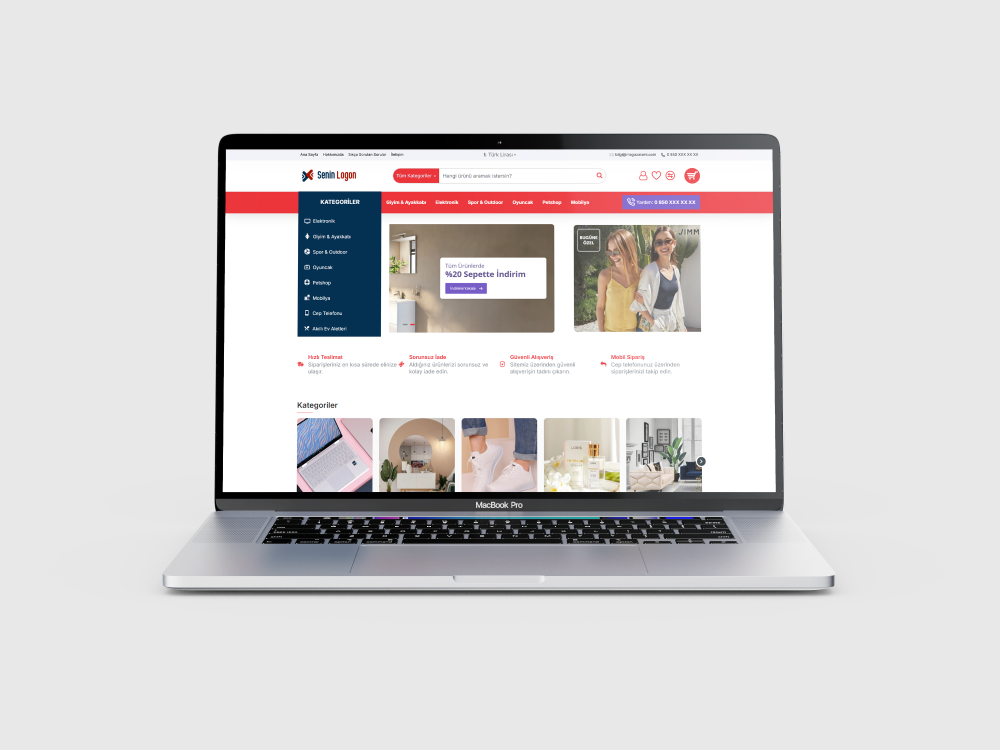 Opencart  Genel E-Ticaret Temasi V3